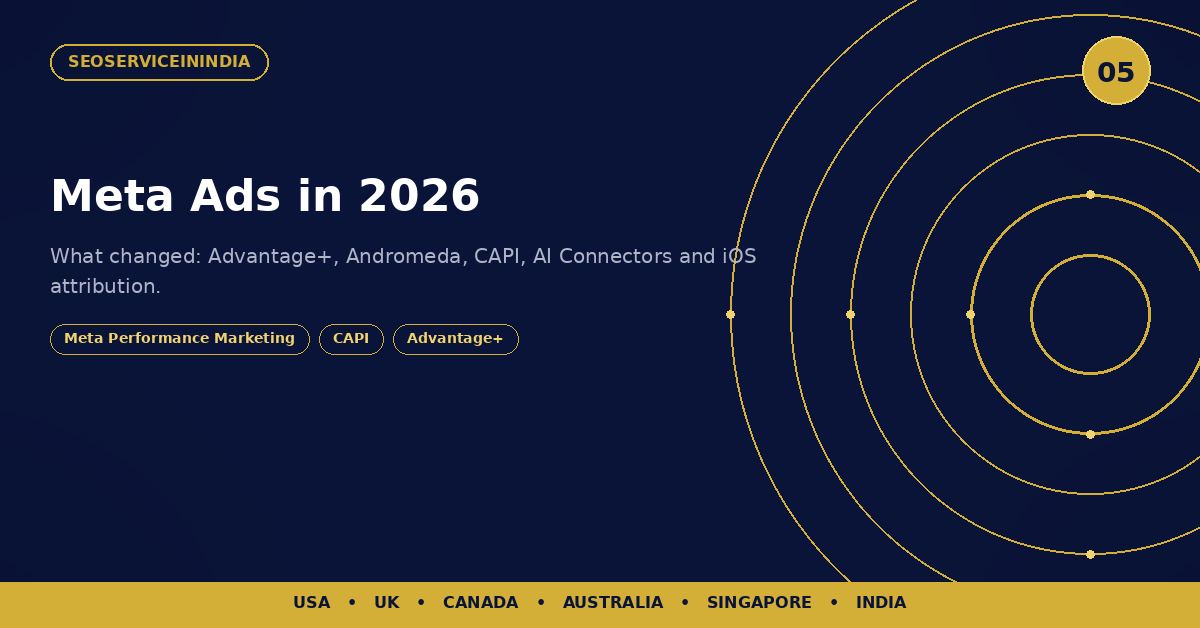 Meta Ads in 2026 — Advantage+, Andromeda, CAPI and AI Connectors