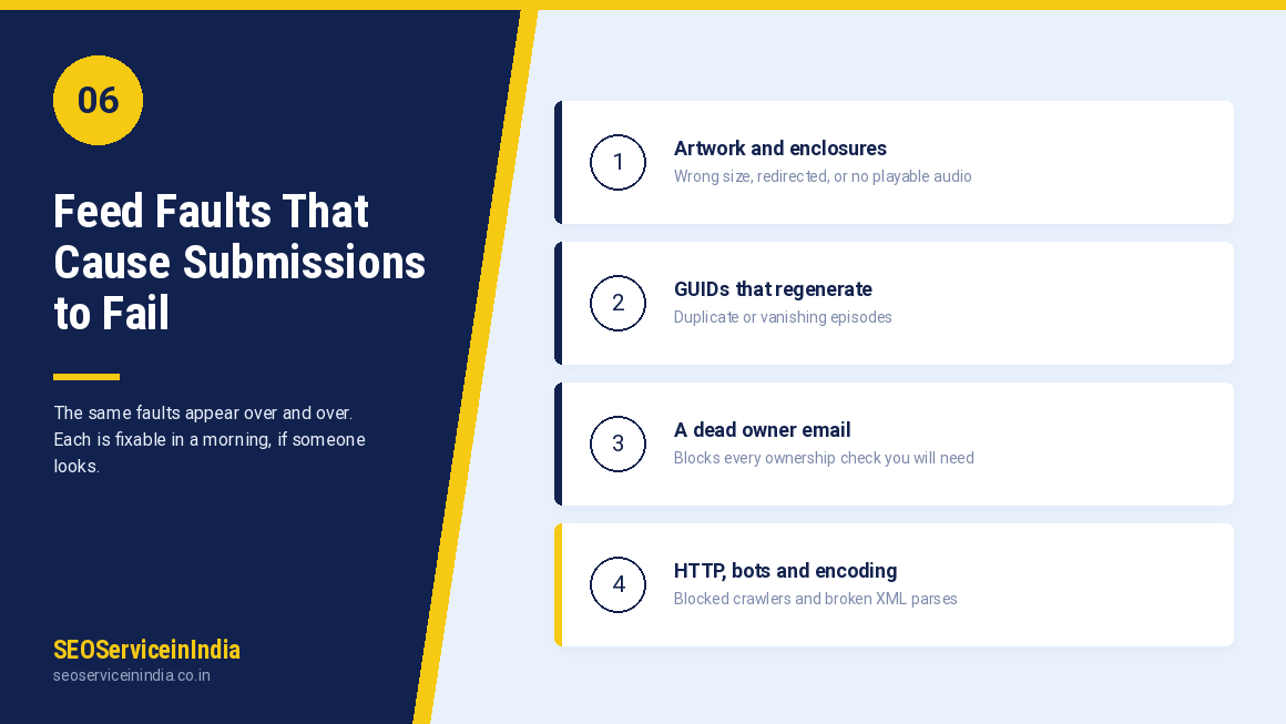 Pocket Casts podcast submission and distribution services
