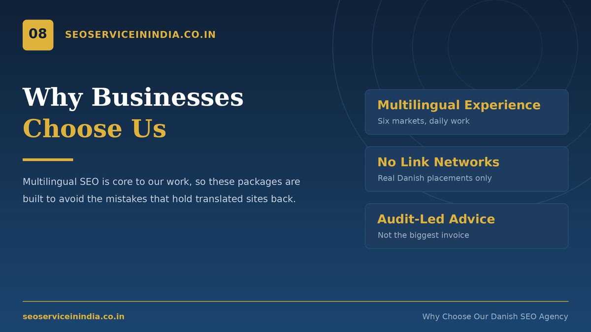 SEOServiceinIndia Danish SEO agency with native review