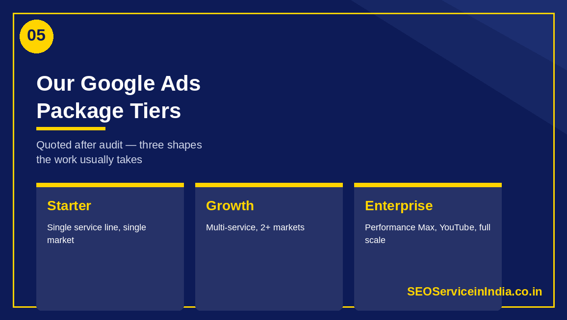 Consulting industry niches served by SEOServiceinIndia Google Ads packages