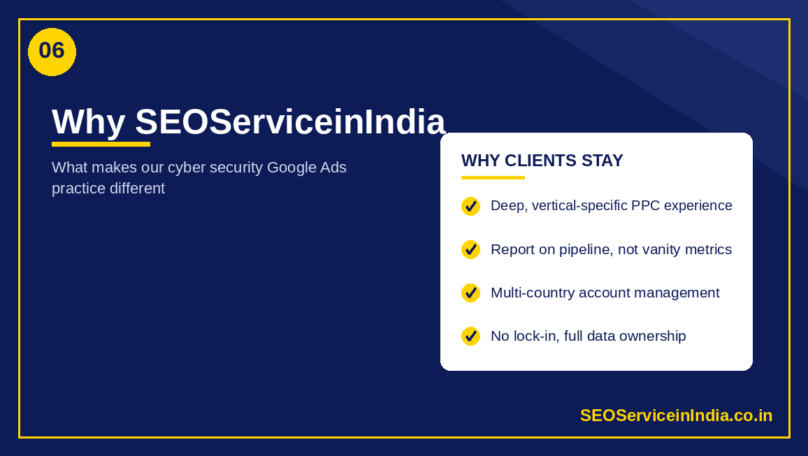 Starter, Growth and Enterprise Google Ads packages for consulting firms