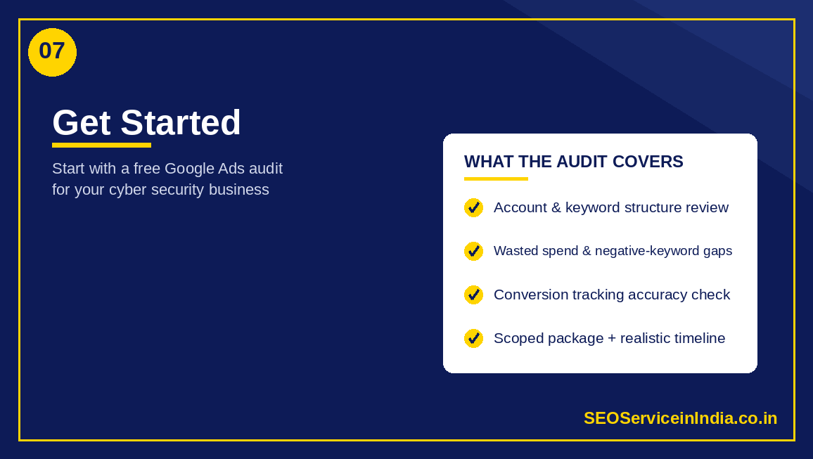 Certified Google Ads team managing B2B consulting campaigns